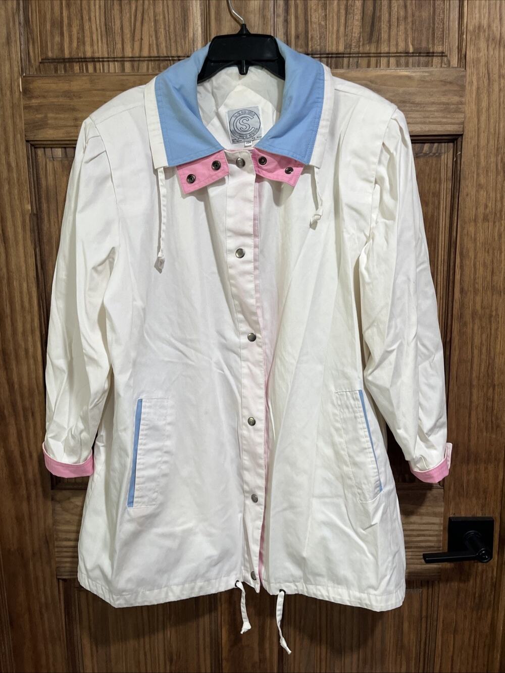 Vintage Be In The Current Seen Women’s Jacket Size 20w Color Block